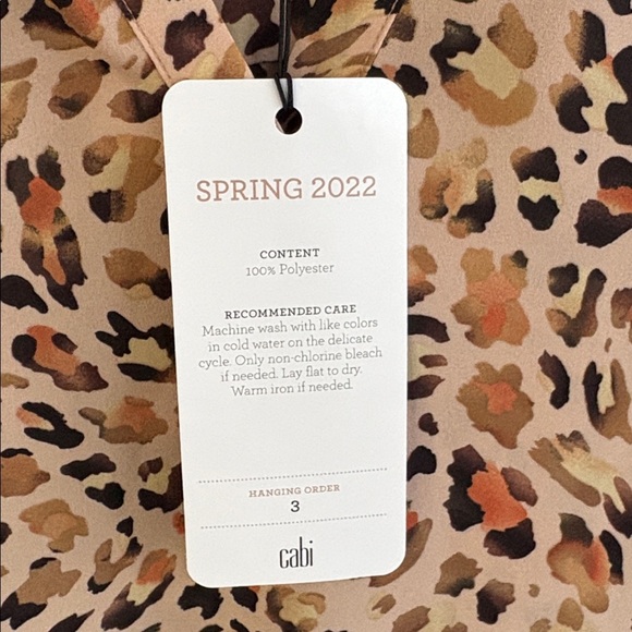 NWT CAbi Lynx Top Size Large - Picture 3 of 9